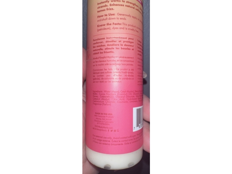 EDEN BodyWorks Curl Hydration Conditioner, Hibiscus Honey, 8 oz/236 mL