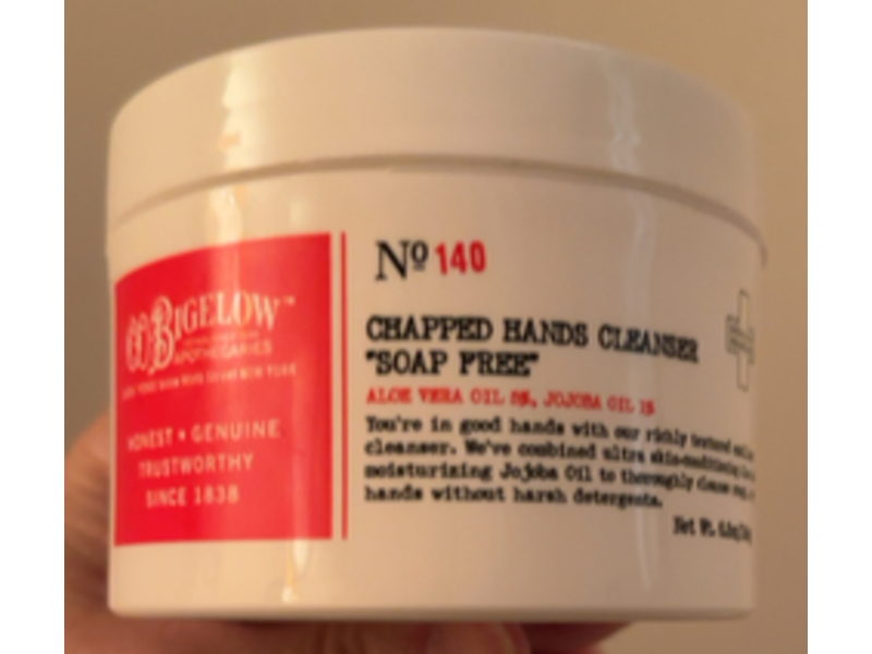 C.o. Bigelow Chapped Hand Cleanser, Aloe Vera & Jojoba Oil, 6.5 oz/184 g