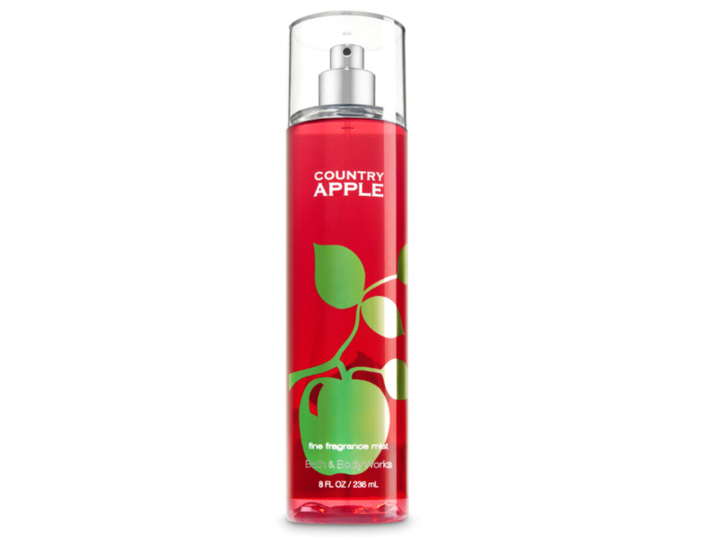 Bath & Body Works Fine Fragrance Mist, Country Apple, 8 fl oz/236 mL, Pack Of 3