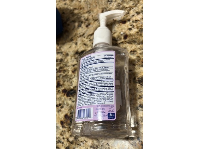 Lucky Super Soft Hand Sanitizer, Lavender, 8 fl oz/236 mL