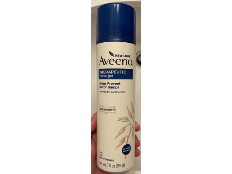 Aveeno Therapeutic Shave Gel, 7.0 oz / 198 g