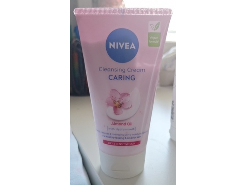 Nivea Caring Cleansing Cream, Almond Oil, 150 mL