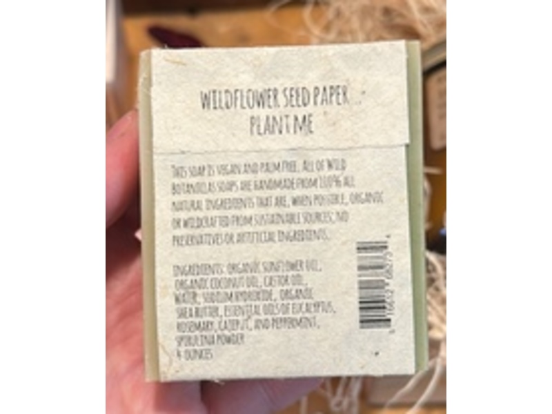 Wild Botanicals Soap, Eucalyptus Cajeput Spirulina, 4.5 oz