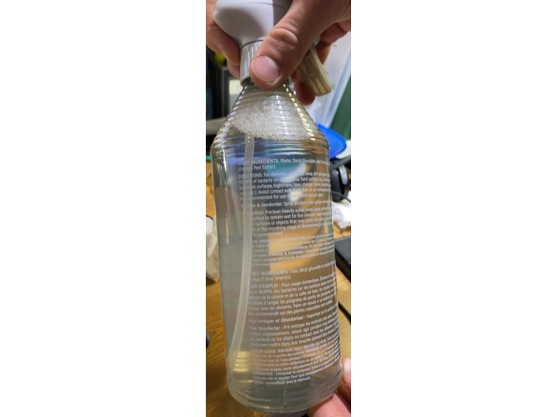 Eco Max Disinfecting All Purpose Cleaner, Natural Orange, 27.1 fl oz/800 mL