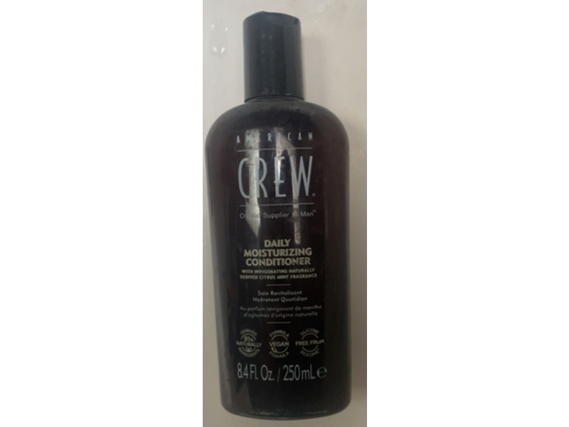 American Crew Men's Daily Moisturizing Conditioner, Citrus Mint, 8.45 fl oz