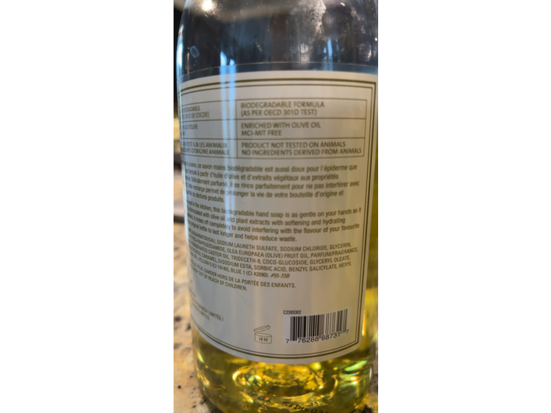 Cucina Fruit & Passion Hand Soap, Coriander & Olive Tree, 32.1 fl oz/950 mL