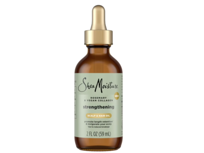 Shea Moisture Strengthening Scalp And Hair Oil, Rosemary & Vegan Collagen, 2 fl oz/59 mL