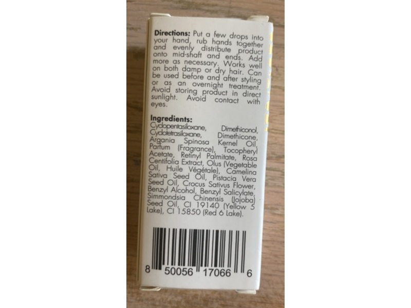 Joon Persian Secrets Pistachio & Rose Hair Oil, 0.34 fl oz/10 mL