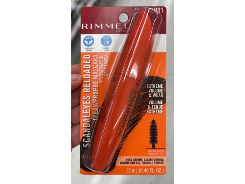 Rimmel London Scandal Eyes Reloaded Mascara, 001, 0.40 fl oz/12 mL