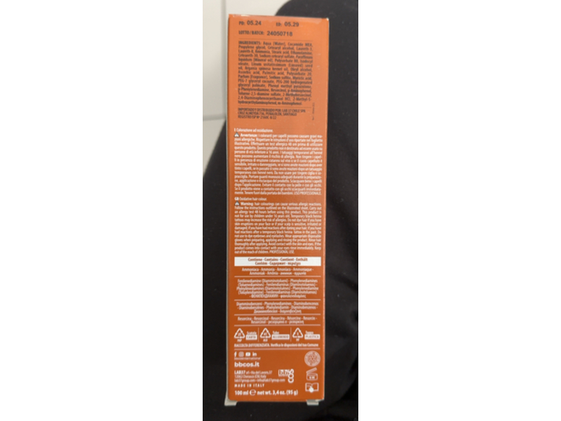 BBcos Innovation Evo Hair Color, 8/11 Intensive Ash Light Blonde, 3.4 oz/100 mL