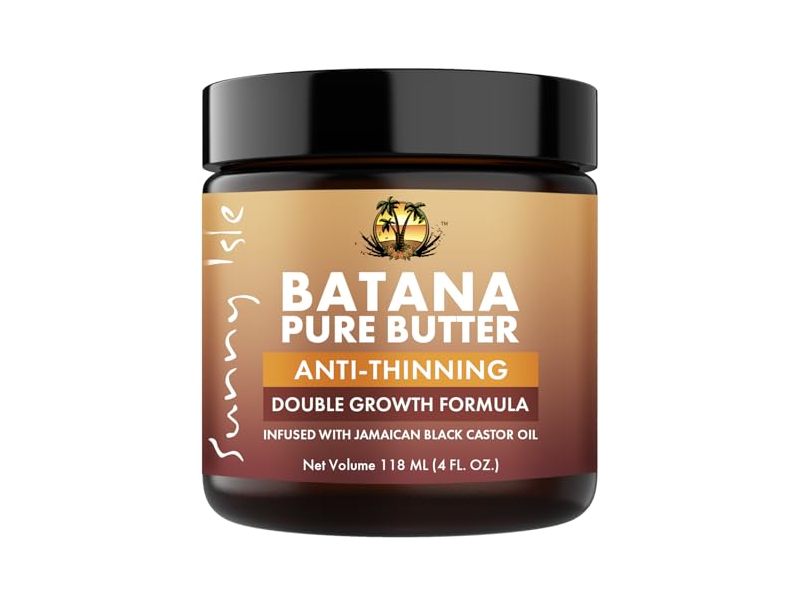 Sunny Isle Batana Pure Butter, Jamaican Black Castor Oil, 4 fl oz/118 mL