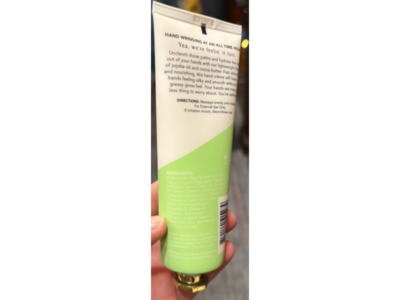 Chez Gagne Intensely Moisturizing Hand Cream, Eucalyptus, 3.4 fl oz/96 g