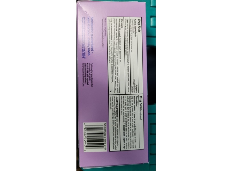 Up & Up Sensitive Toothpaste, Mint, 8 oz/226 g, Pack of 2