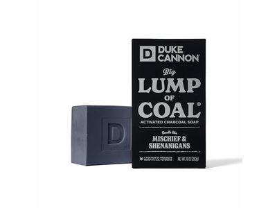 Duke Cannon Big Ass Activated Charcoal Soap, Lump of Coal, 10 oz/283 g