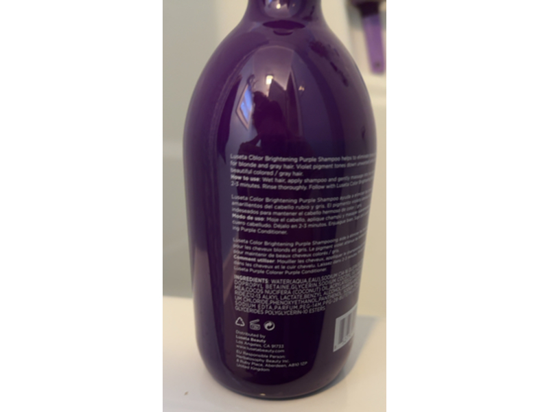 Luseta Color Brightening Purple Shampoo, 16.9 fl oz/500 mL