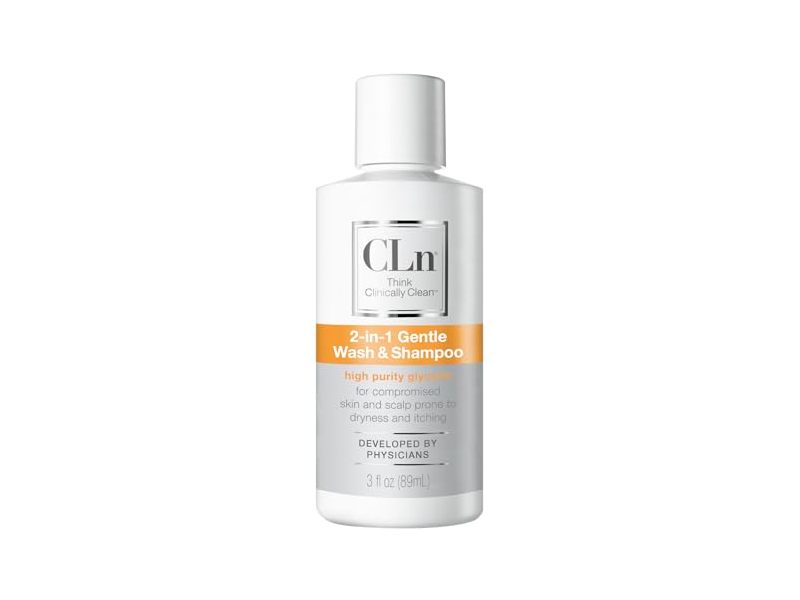 CLn 2-In-1 Gentle Wash & Shampoo, 3 fl oz/89 mL