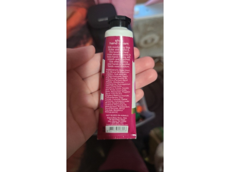 Bath & Body Works Black Cherry Merlot Hand Cream, Shea Butter, 1 fl oz/29mL