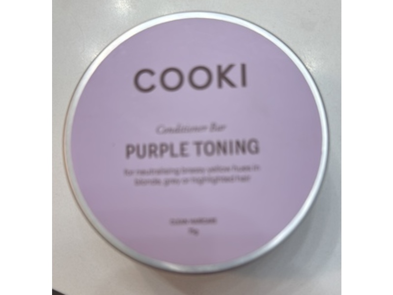 Cooki Purple Toning Conditioner Bar, 75 g
