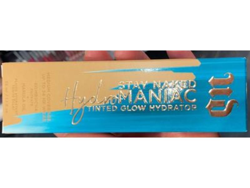 Urban Decay Hydromaniac Tinted Glow Hydrator Foundation, 50 Medium Warm, 1.1 fl oz/35 mL