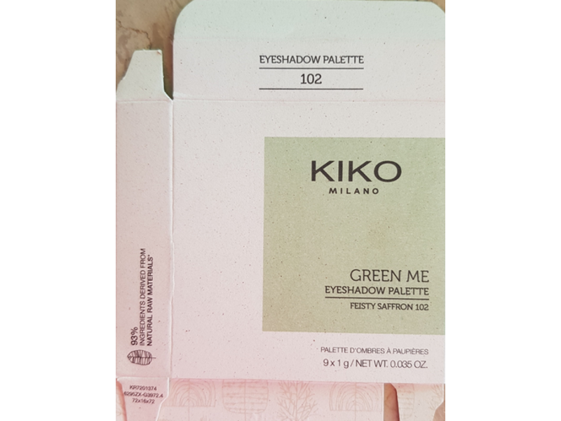 Kiko Milano Eyeshadow Palette, Feisty Saffron 102, 0.035 oz/1 g