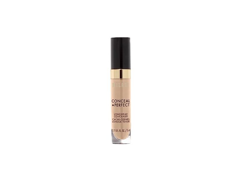 Milani Conceal + Perfect Longwear Concealer, 130 Light Beige, 0.17 fl oz/5 mL