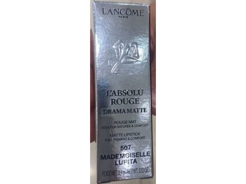 Lancome L'Absolu Drama Matte Lipstick, 507 Mademoiselle Lupita, 0.12 oz/3.4 g