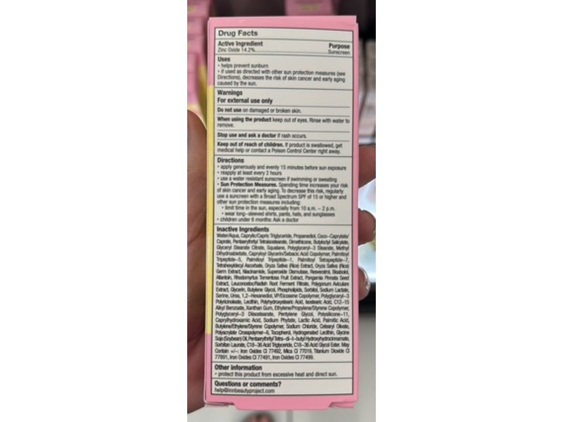 iNNBeauty Project Mineral Sun Glow Sunscreen, SPF 43, Medium, 1.7 fl oz/50 mL