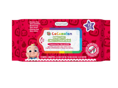Smart Care Cocomelon Baby Wipes, 72 Count