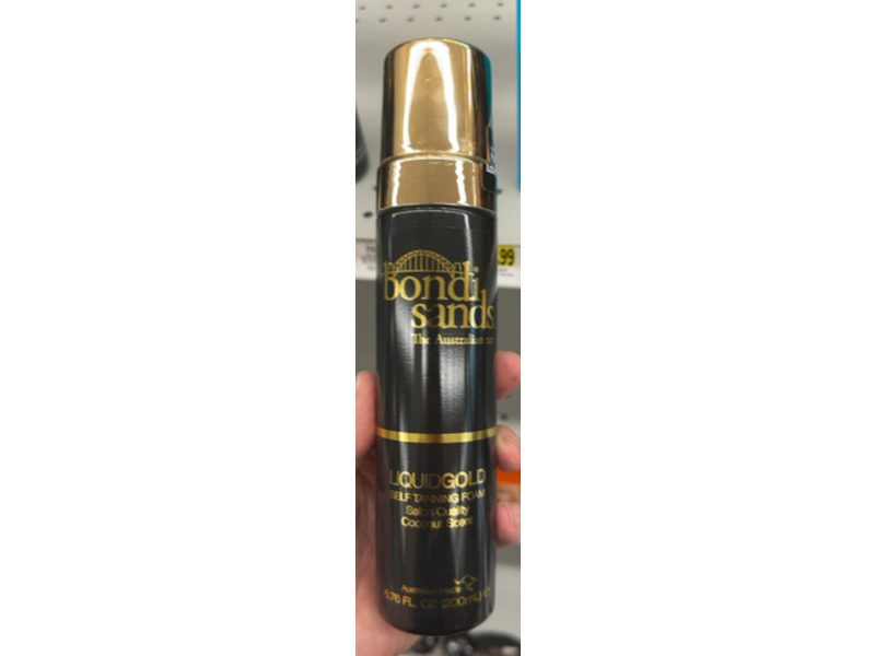 Bondi Sands Self Tanning Foam, Liquid Gold, Coconut Scent, 6.76 fl oz/200 mL