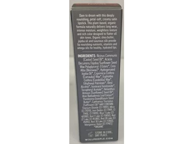 W3ll People Optimist Lipstick, Dusty Rose, 0.15 oz/4.5 g