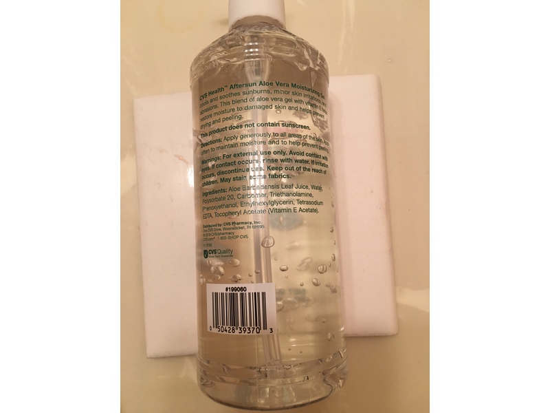 CVS Health Aftersun Aloe Vera Moisturizing Gel, 20 fl oz/567 g