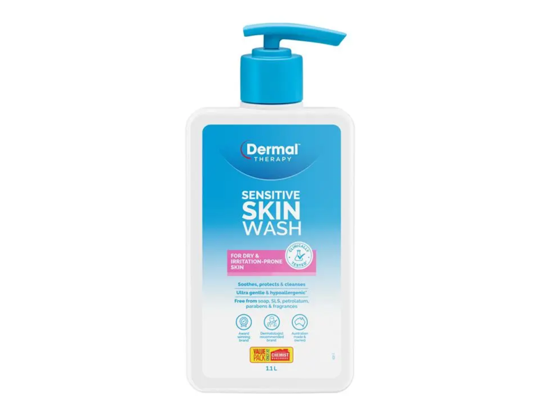 Dermal Therapy Sensitive Skin Wash, 1.1 L