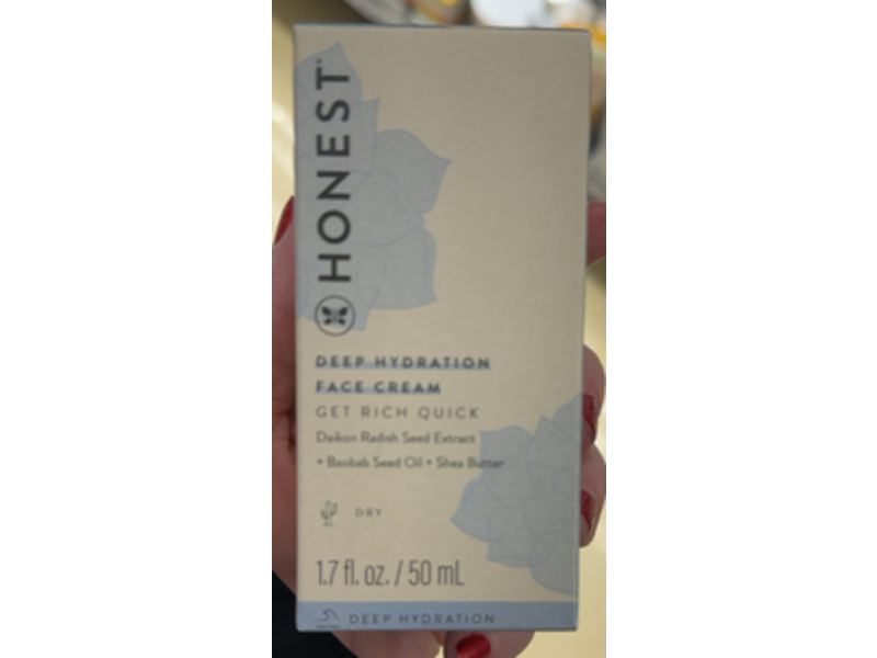 Honest Deep Hydration Face Cream, 1.7 fl oz/50 mL