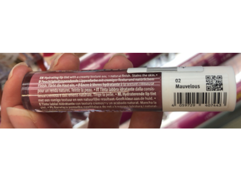 Essence Tinted Kiss Hydrating Lip Tint, 02 Mauvelous, 0.13 fl oz/4 mL