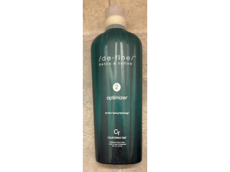 California Tan De . Fine Detox & Refine Step 2 Optimizer Professional Salon Lotion, 8 fl oz/237 mL