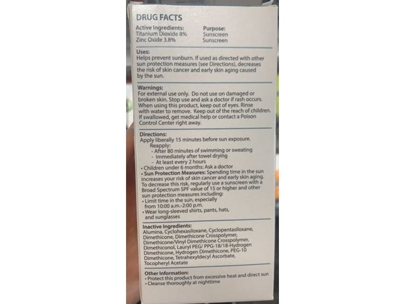 Tizo2 Primer Non-Tinted Facial Sunscreen, SPF 40, 1.75 oz/50 g