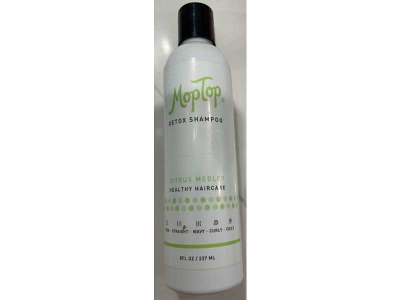 MopTop Detox Shampoo, Citrus Medley, 8 fl oz/237 mL