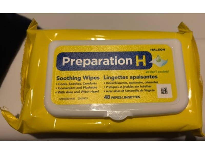 Preparation H Soothing Wipes, 48 Count