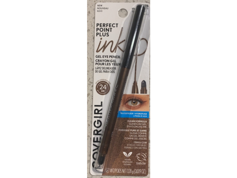 Covergirl Perfect Point Plus Ink Gel Eye Pencil, 285 Bronze Glow 285, 0.009 oz/0.28 g