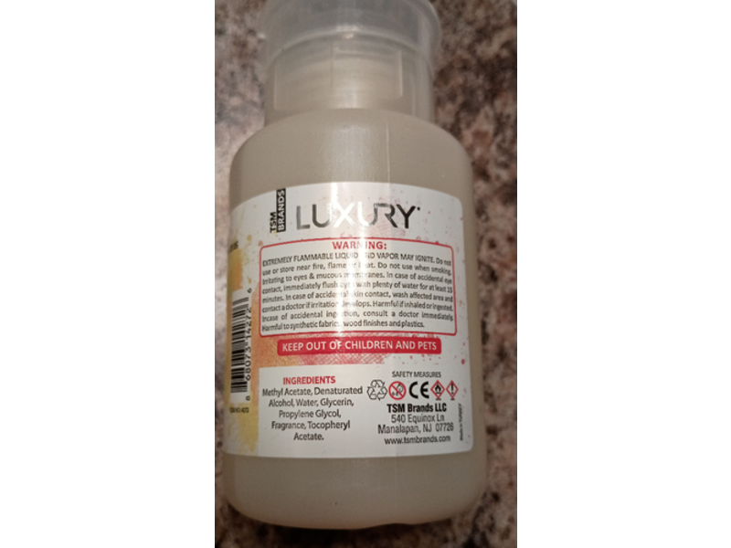 Luxury Nail Polish Remover, Non Acetone, 6 fl oz/177 mL