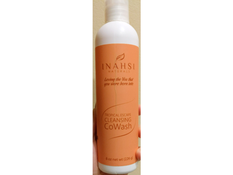 Inahsi Naturals Tropical Escape Cleansing Cowash, 8 oz/226 g