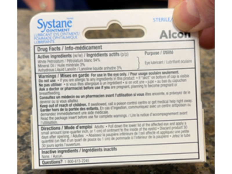 Systane Nighttime Lubricant Eye Ointment, 0.12 oz/3.5 g, Pack Of 10