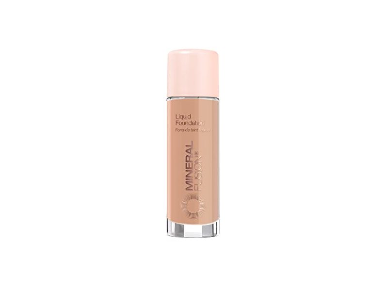 Mineral Fusion Liquid Foundation, Warm 4- Tawny, 1 fl oz/30 mL