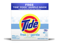 Tide Free & Gentle Powder Laundry Detergent, 68 loads, 95 oz/2.72 kg - thumbnail 1