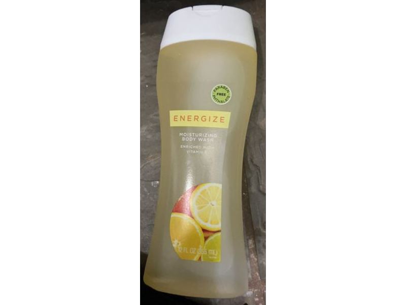 Energize Moisturizing Body Wash, Vitamin E, 12fl oz /355 mL