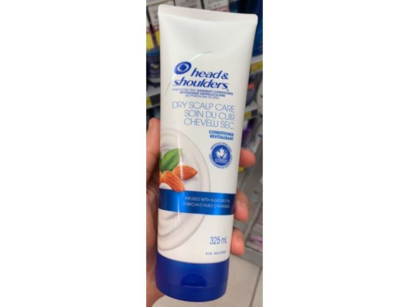 Head & Shoulders Dandruff Conditioner, Dry Scalp Care, Almond Oil, 325 mL