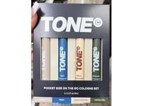 Tone Pocket Size On The Go Cologne Set, 0.3 fl oz/9 mL, 4 Count - thumbnail 2