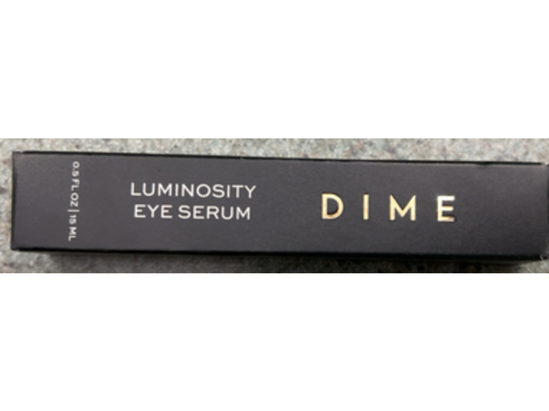 Dime Luminosity Eye Serum, Cucumber + Peptides, 0.5 fl oz/15 mL