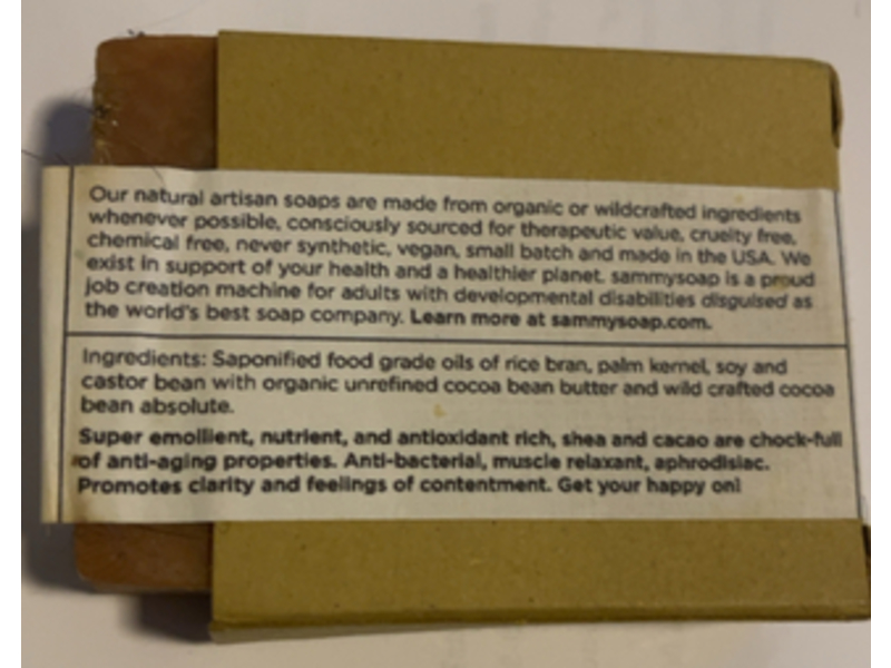 Sammy Soap, Chocolate, 4.5 oz