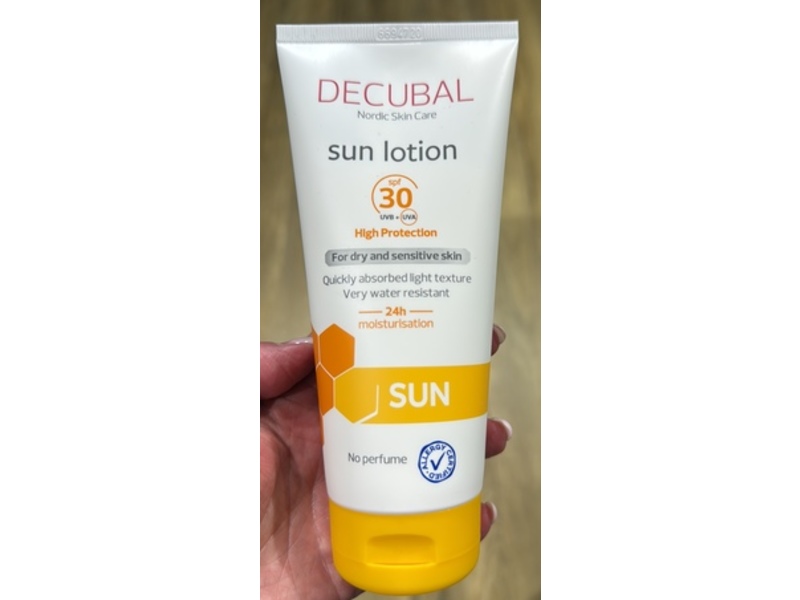Decubal Sun Lotion, SPF 30, 180 mL